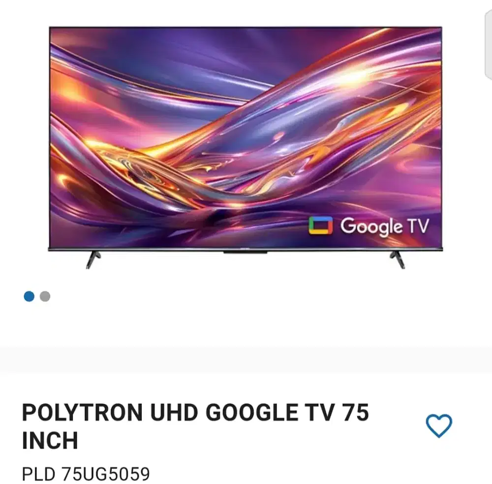 Google Tv Polytron 75 Inch