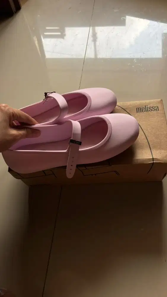 Sepatu mary jane balet Melissa soft ballerina original