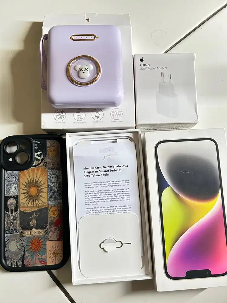 DI JUAL iphone 14 128 GB White iBox resmi