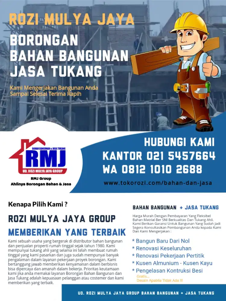 Membangun Sistem Borongan Murah Bisa Cash dan Kredit