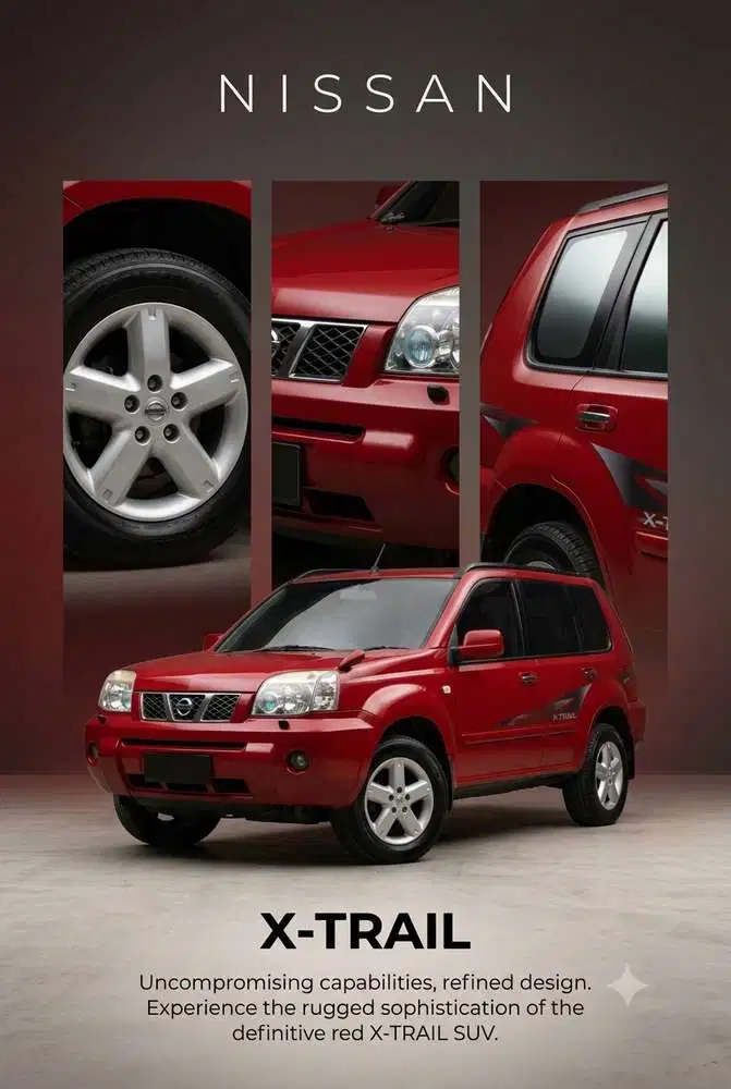 Nissan XTrail 06 gagah merah mulus terawat rapih jarang ada