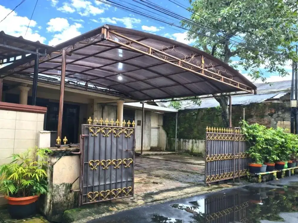 Rumah Tanah Besar Harga Murah di Jl Harapan Indah Jaktim 1 Lantai
