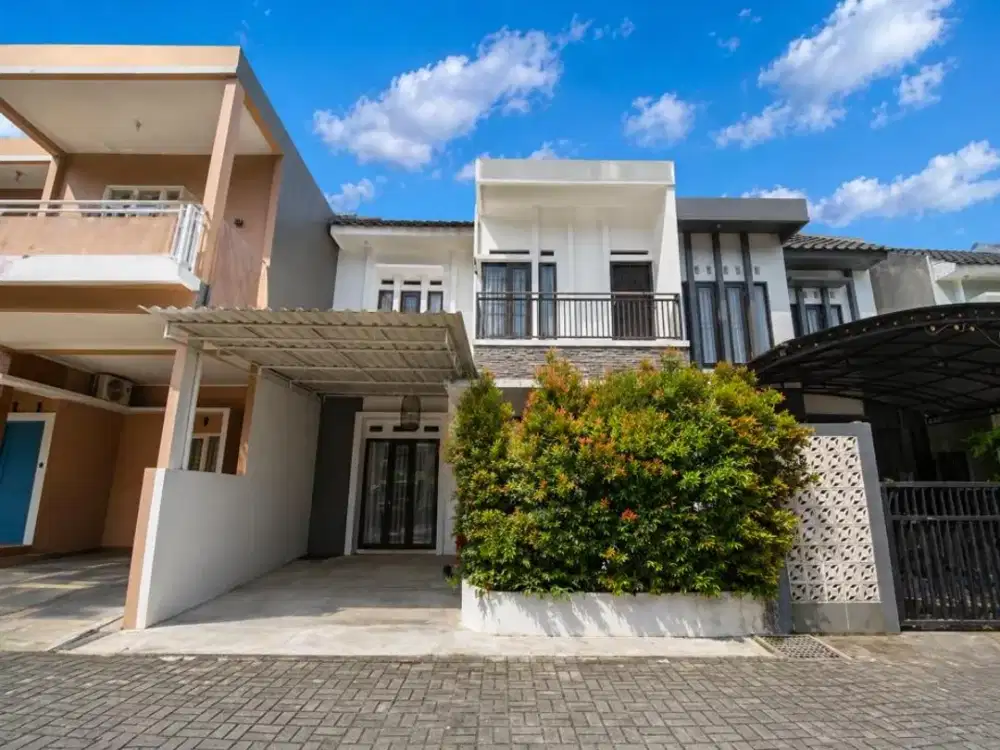 Rumah Dalam Cluster di Andara Semi Furnished One Gate System Siap Huni