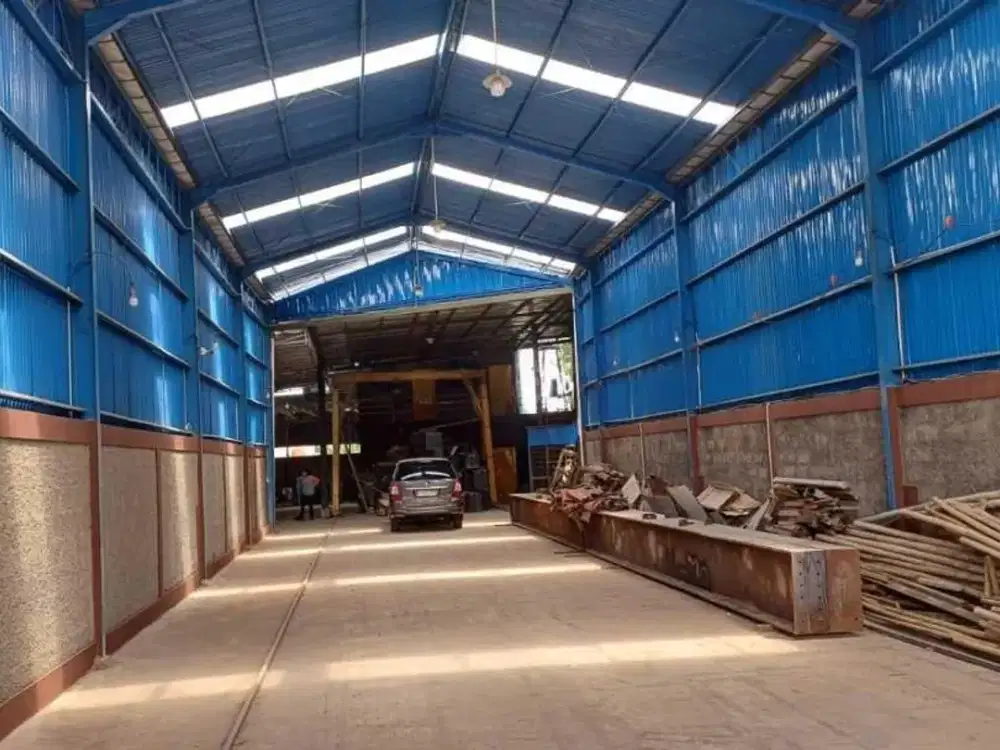 Dijual Bengkel + Gudang + Office + Mess di Taman Rahayu Setu Bekasi Jawa Barat