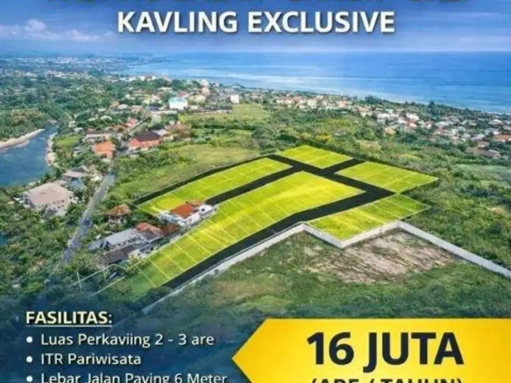 Disewakan Tanah 1,2 Hektar - Lokasi Premium Sanur - Denpasar Selatan, Bali