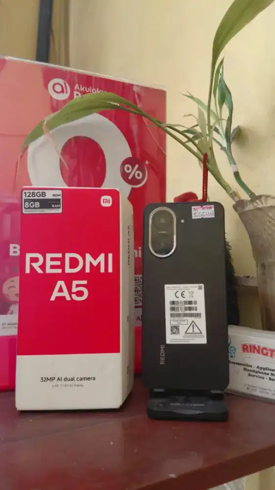 2nd : redmi A5 4/128 4G 5000 mah