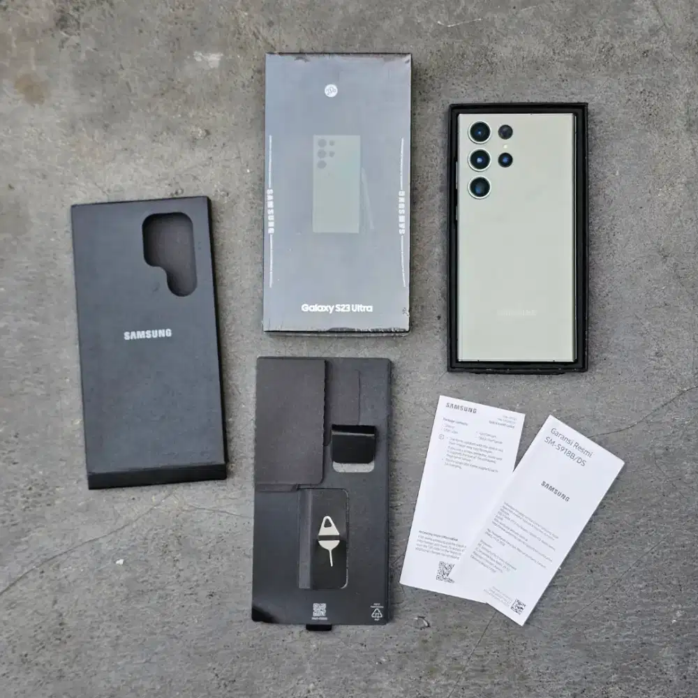 SAMSUNG GALAXY S23 ULTRA SEIN 5G 12/256 GB MULUS MINUS GARIS 1 NORMAL