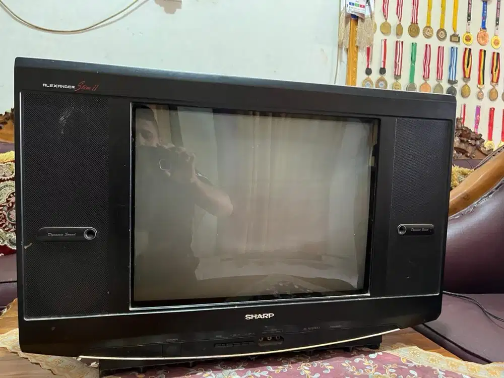 JUAL TV 21 in merek SHARP
