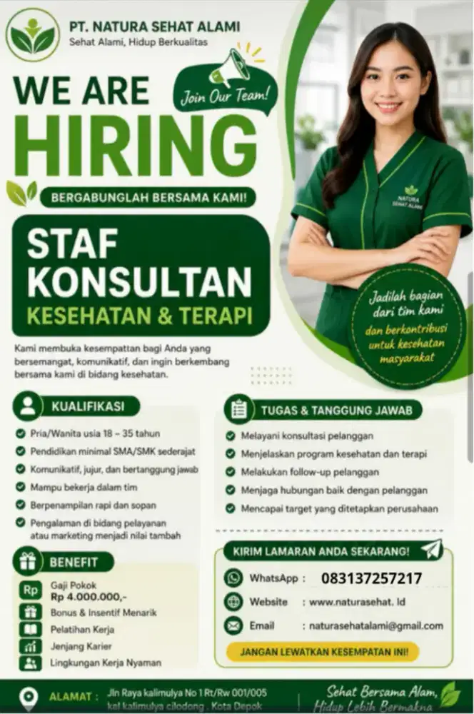 Lowongan kerja daerah depok
