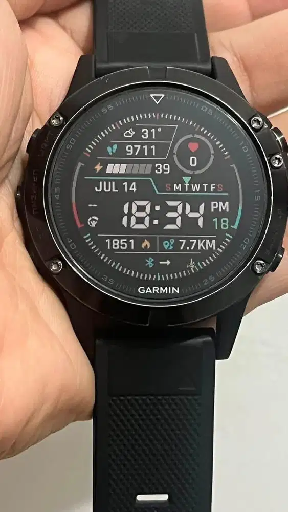 Garmin Fenix 5 - diamter 47mm