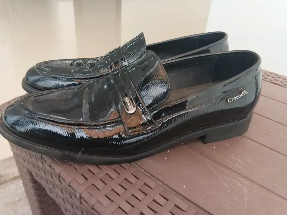 SEPATU KULIT CROCODILE ORIGINAL UK 43