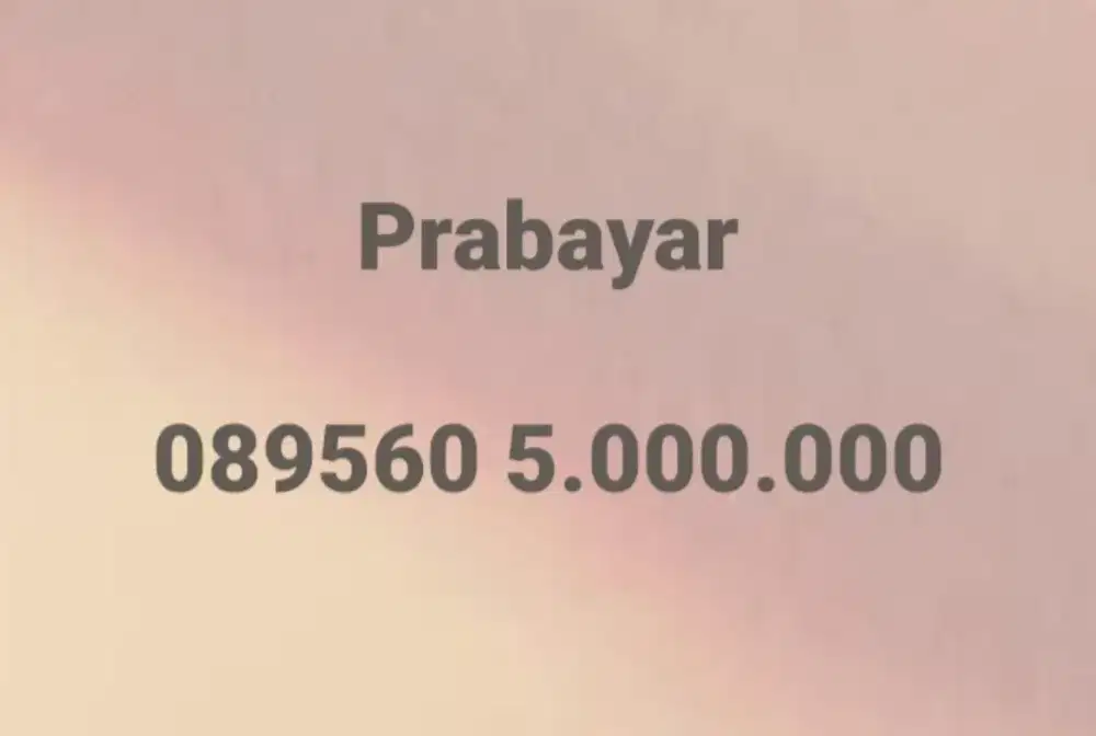 Perdana indosat tri prabayar hexa