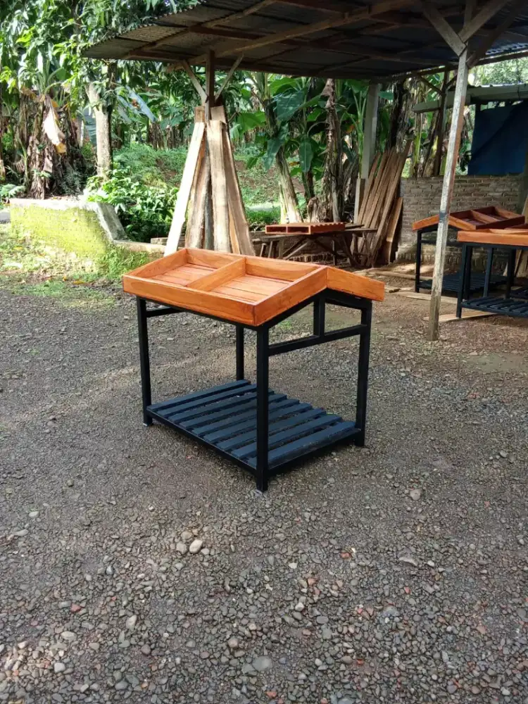 Rak sayur bahan jati