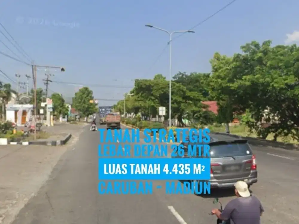 (AD) Tanah Caruban, Nol Jl Raya Propinsi Madiun - Surabaya, Cantik