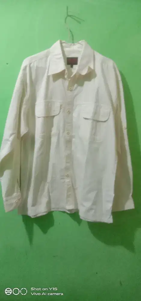Kemeja katun lembut adem sperti bludru  pria maskulin , size xL jumbo