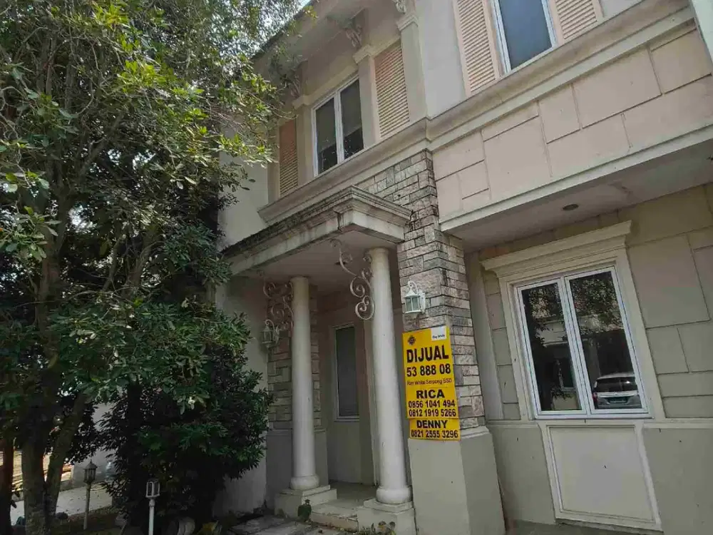 Rumah Standar Rapih Posisi Depan Vanya Park BSD city