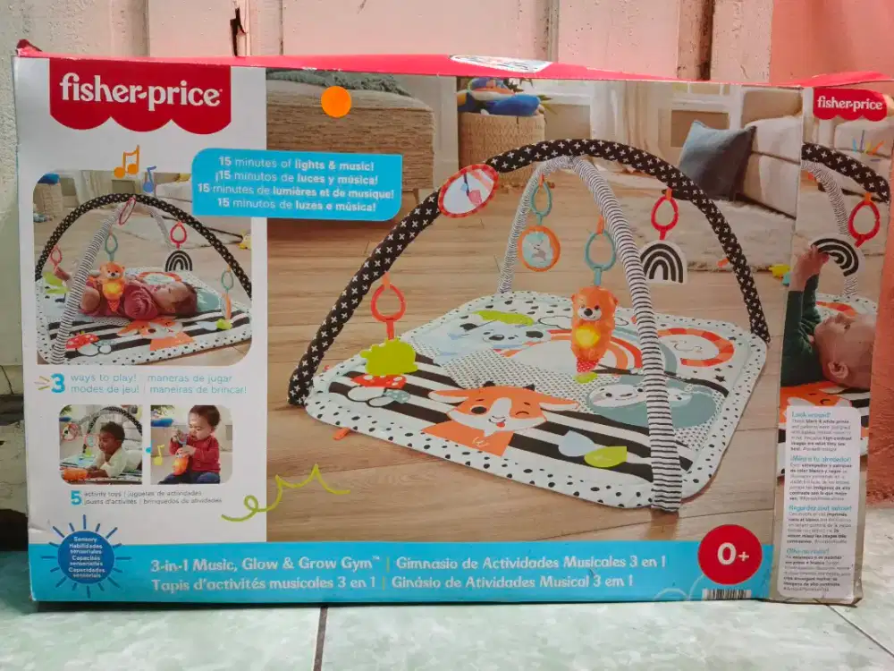 Fisher Price 3in1 glow & gym