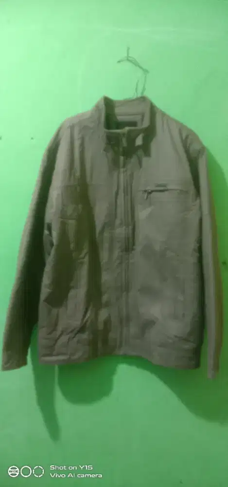 Jaket semi jin tebal lapis bludru dalam,tebal dragon he'd tied size XL