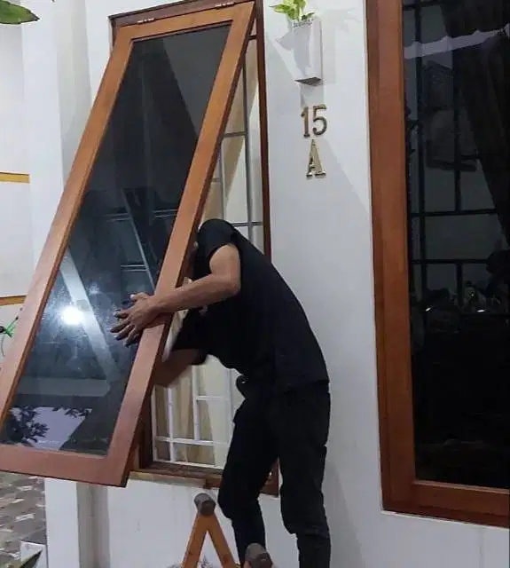 Stiker Kaca Film tolak panas uv sanblast buram sticker oneway kamar