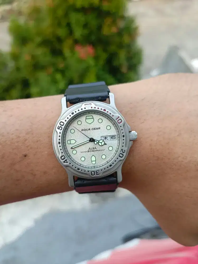 JUAL JAM TANGAN ORIGINAL ALBA AQUA GEAR JDM WITH BOX