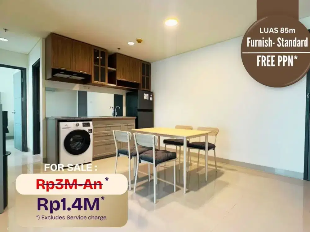 SUPER LANGKA APARTMENT SBY PUSAT DIJUAL 1M-An [85m] PRAXIS Genteng. BONUS IPHONE 17PM