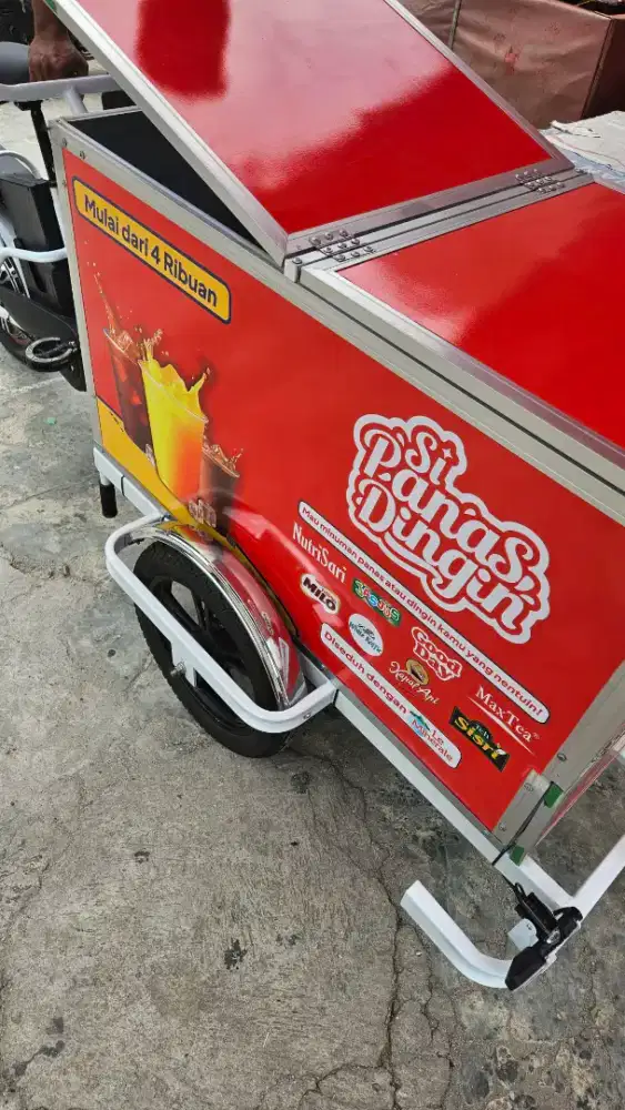 Dijual gerobak sepeda listrik bekas