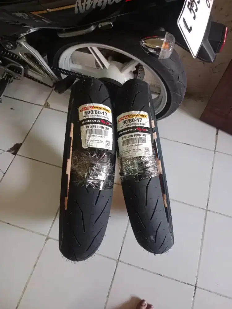 Jual ban aspira sportivo diablo ring17/100/80 dan ring17/90/80.
