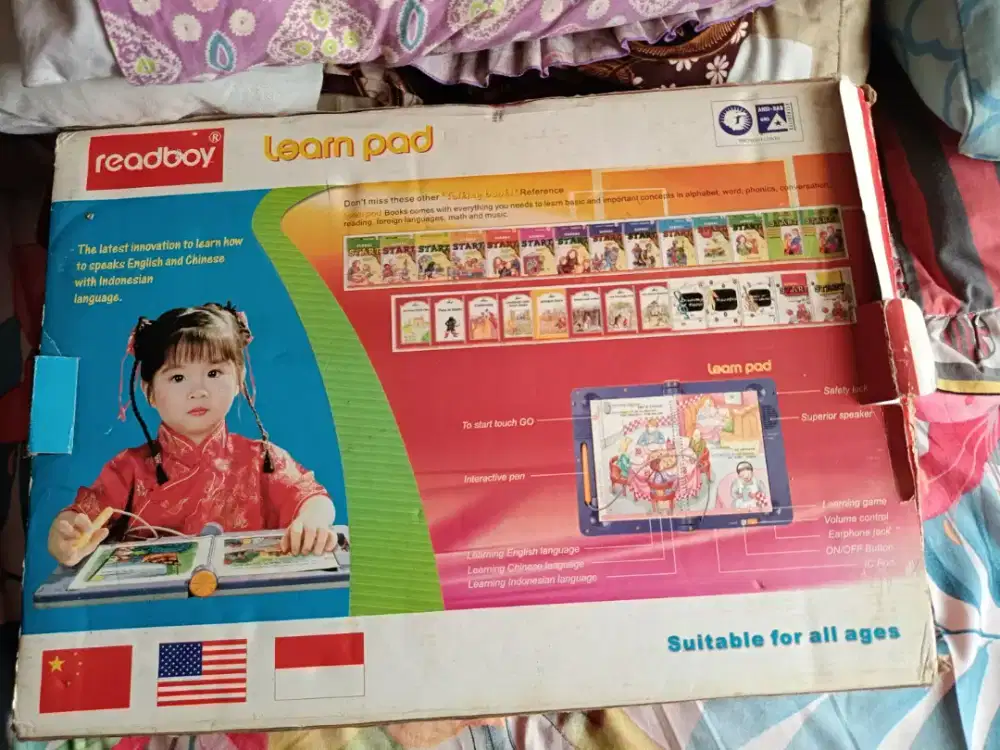 Dijual mainan edukasi talking book anak
