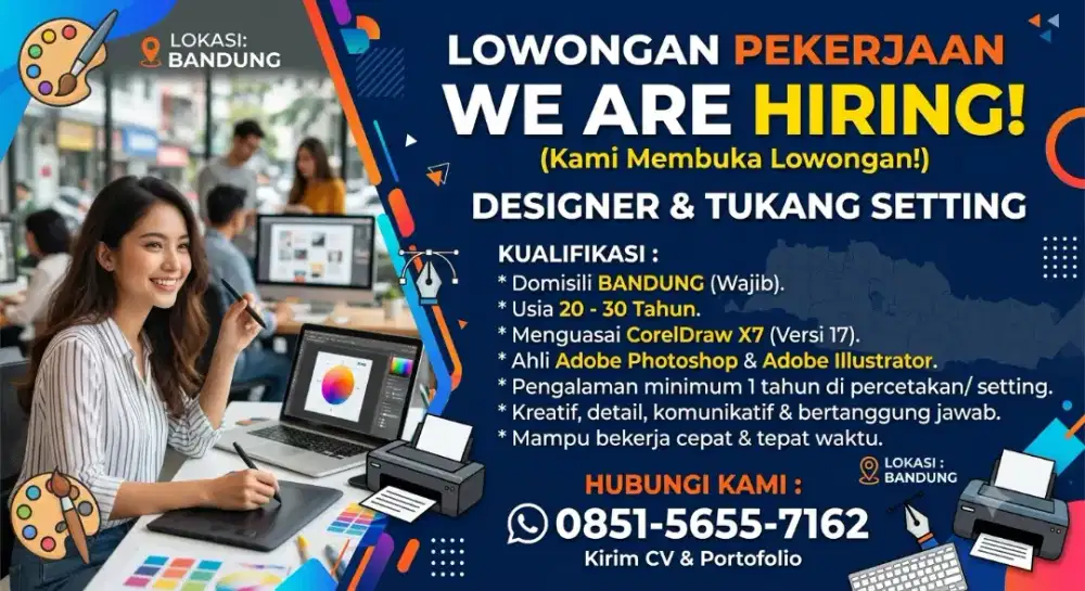 Dibutuhkan Designer/Ahli setting Corel User