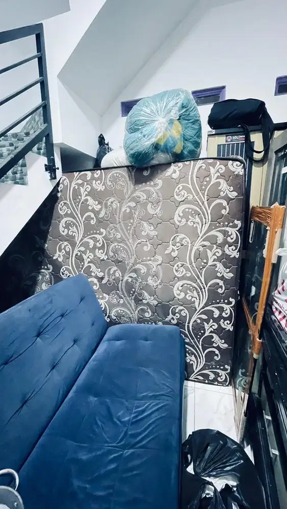 tempat tidur springbed double busa