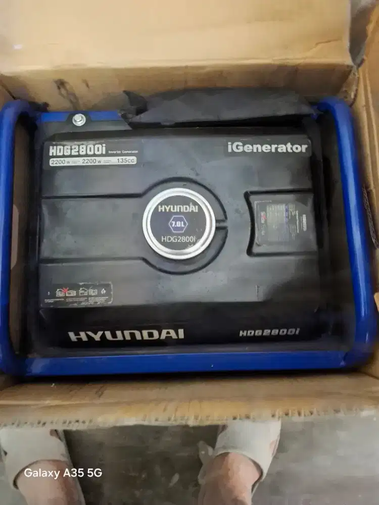 iGENERATOR HYUNDAI 2200 WATT BAHAN BAKAR PERTALITE/PERTAMAX
