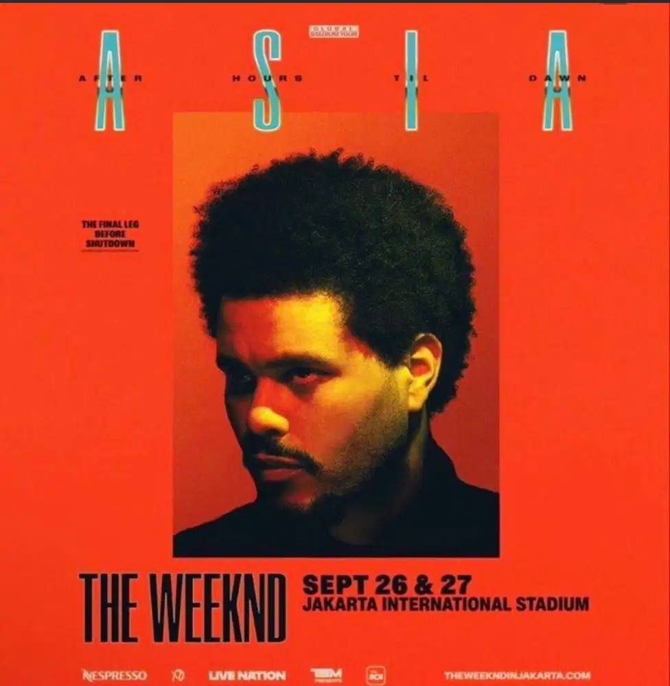 (open nego tipis) The Weeknd Day 1 Festival (3 tiket)