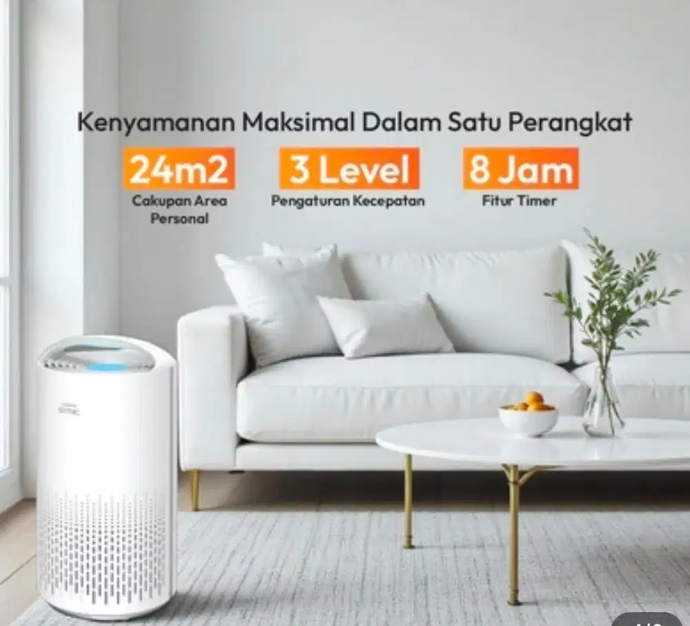 Krisbow Sync Smart Air Purifier -wifi - Thumbnail 4
