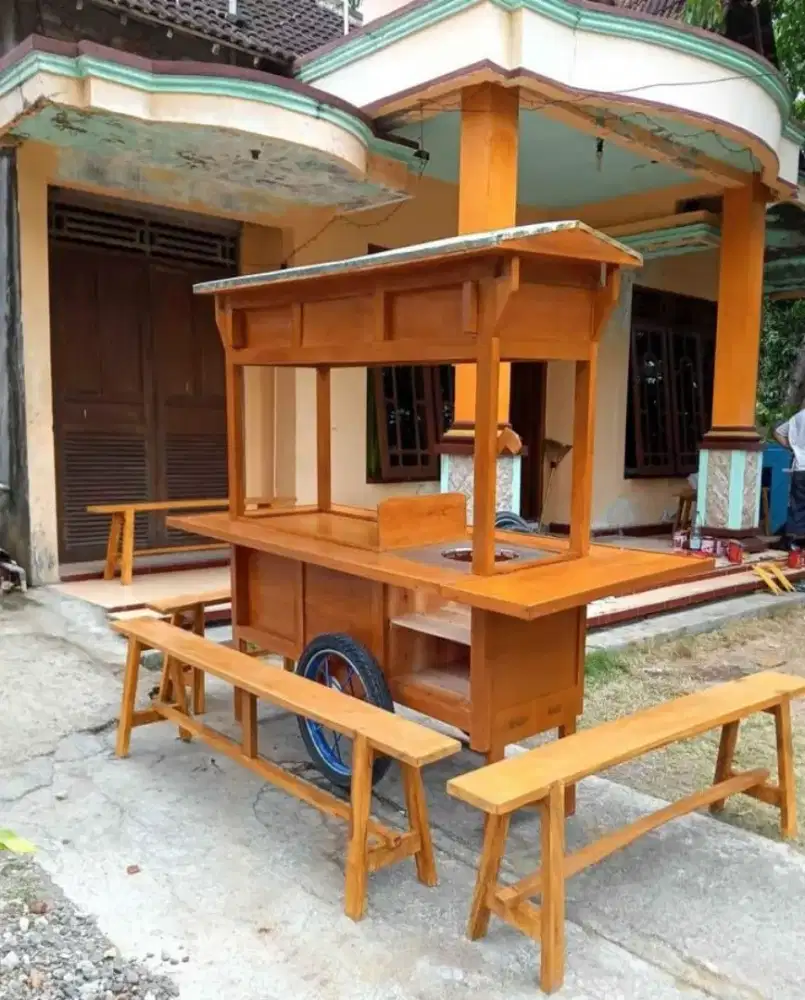Jual Gerobak Angkringan,Bakso,Mie Ayam,sate,bubur ayam, dlL.
