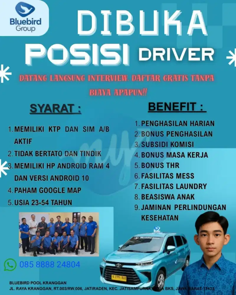 Lowongan driver operasional