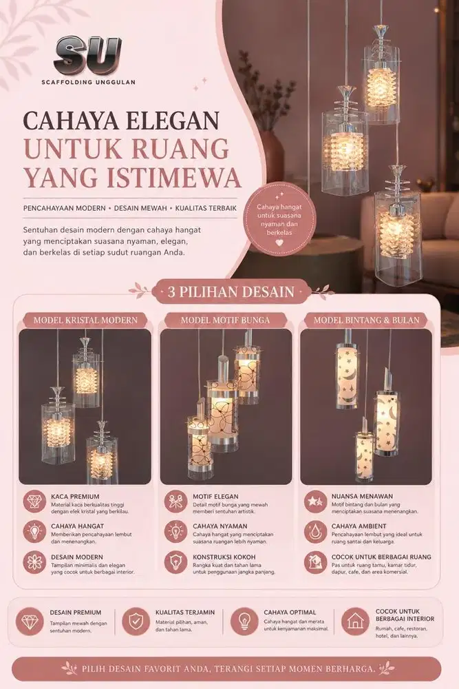 Lampu Gantung Minimalis