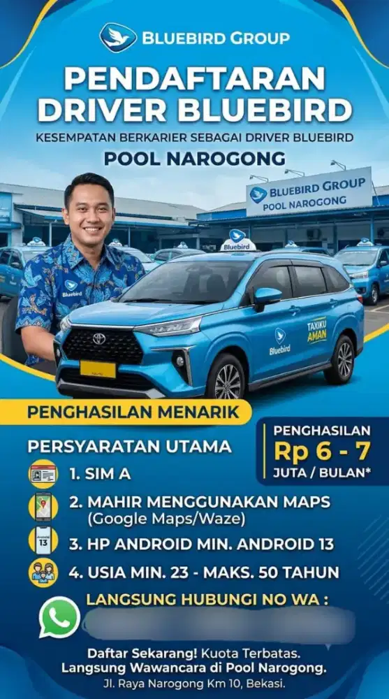 DRIVER BLUE BIRD