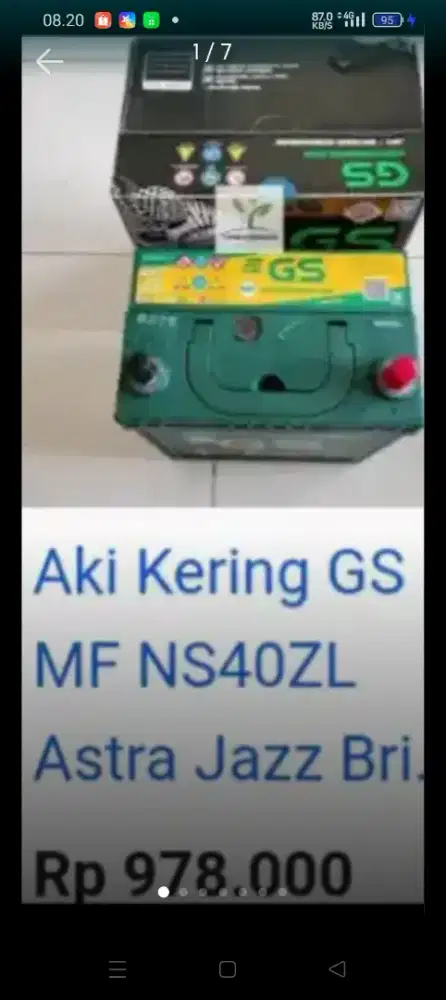 Jual macam 2 merk accu baru