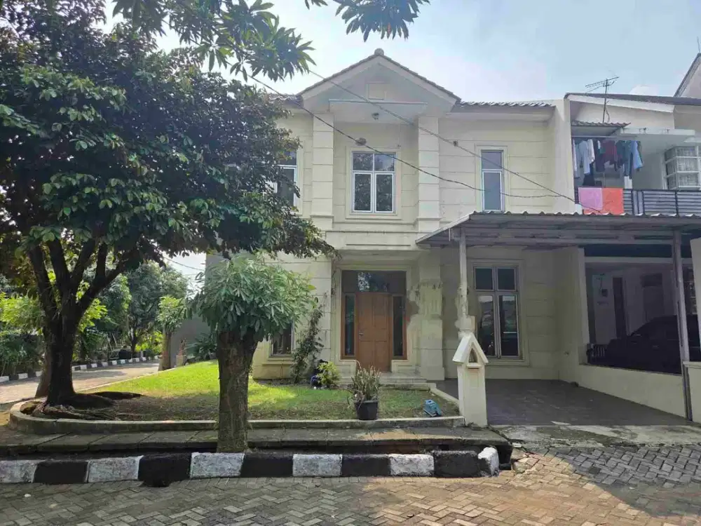 Di sewakan rumah hoek di bukit cimanggu city bogor