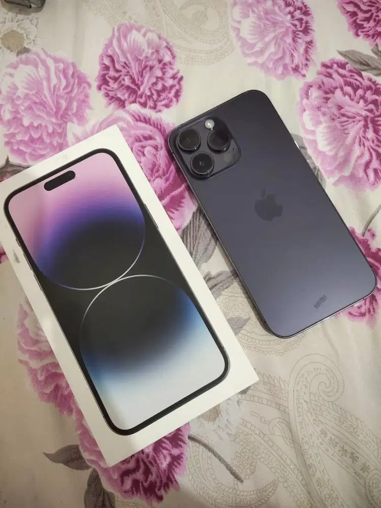 Dijual iphone 14 Promax deep purple (RESMI)