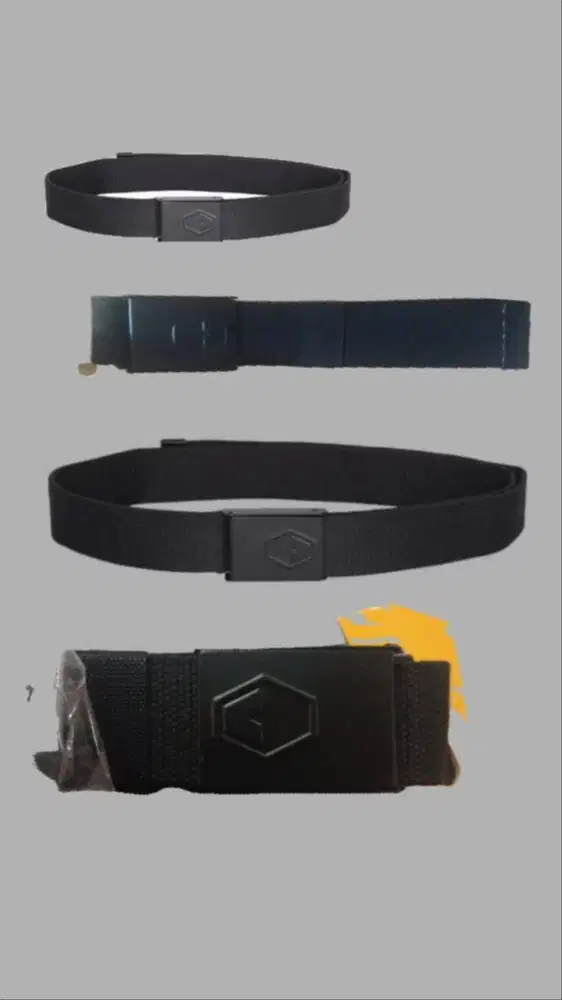 New- IKATPINGGANG-Belt- Sabuk- Kalibre Belt Kanvas-993076-Hitam