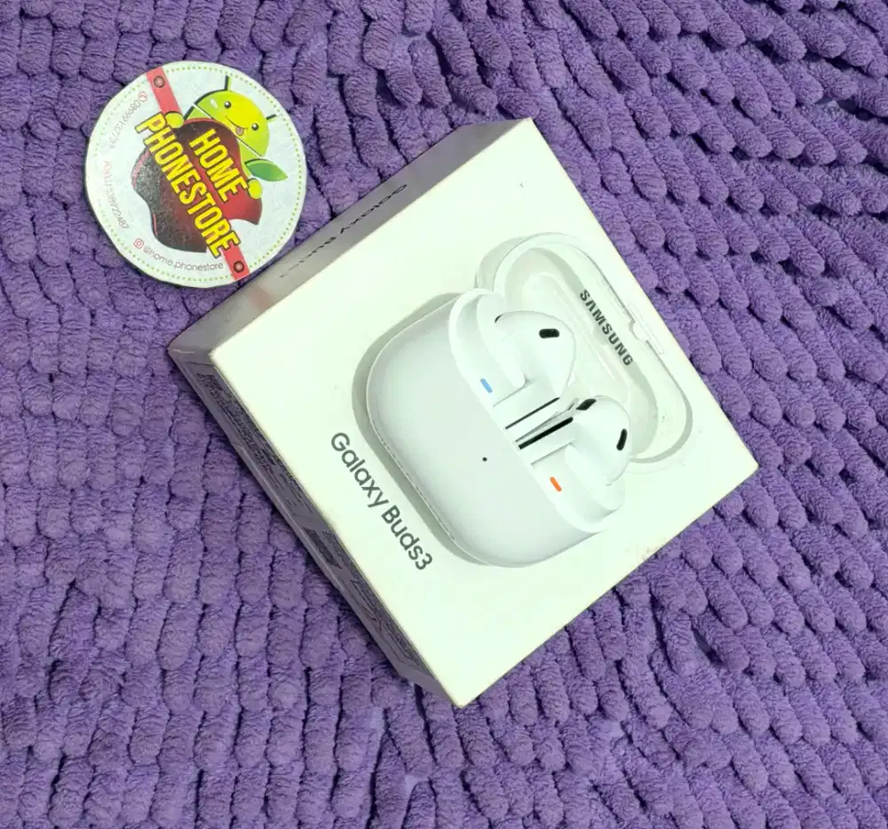 Samsung Buds 3 Putih Mantap Lengkap
