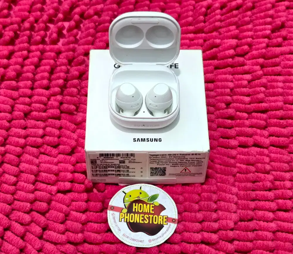 Samsung Buds FE Putih Mulus No Minus