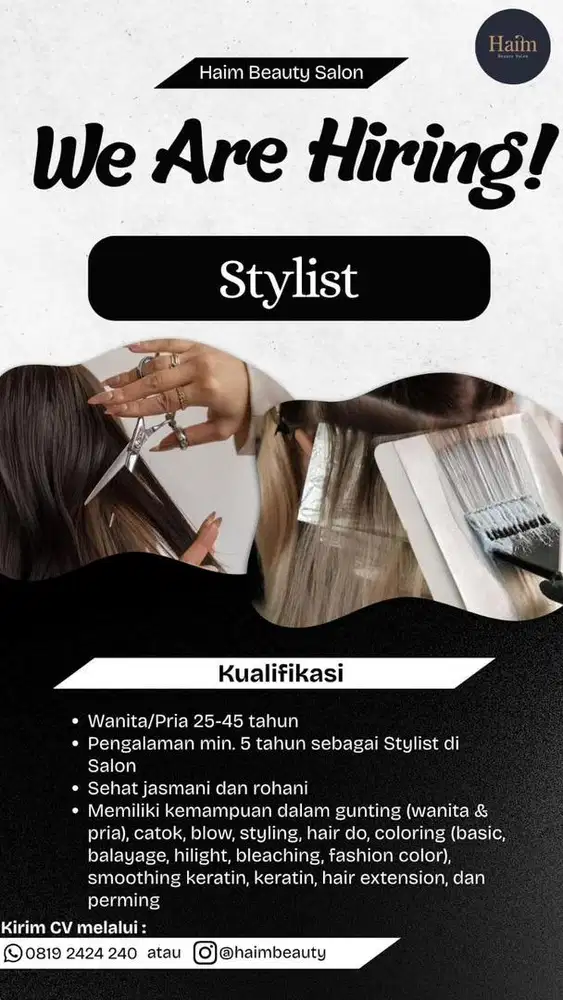 Karyawan Salon Kecantikan