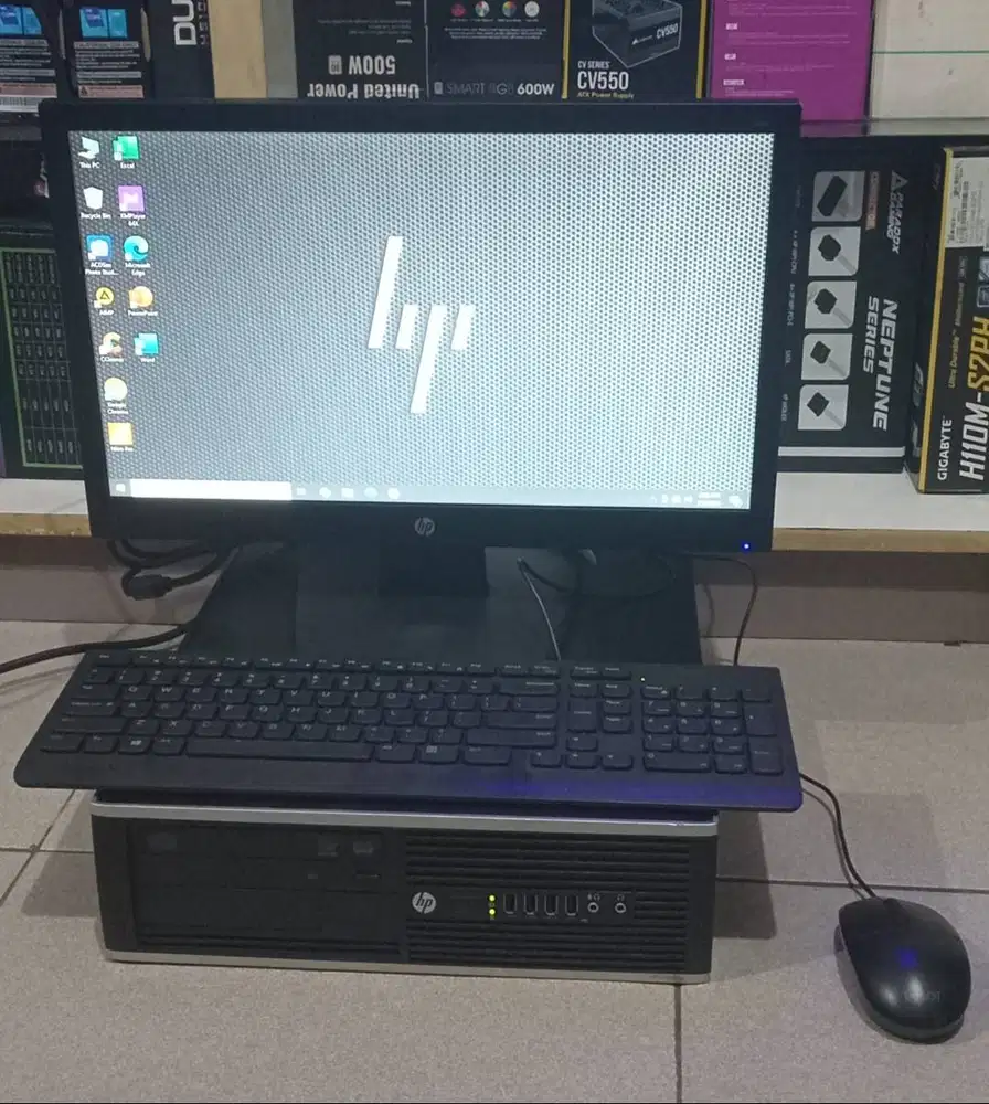 PC Built Up HP Compac Fullset Siap Pakai