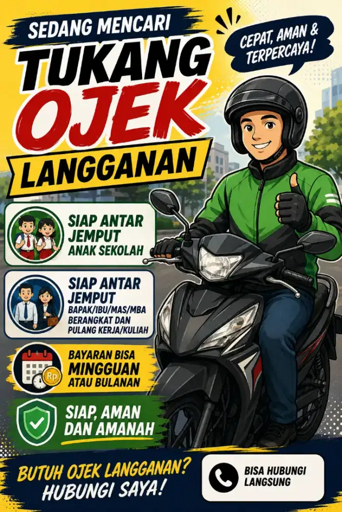 Tukang ojek bulanan