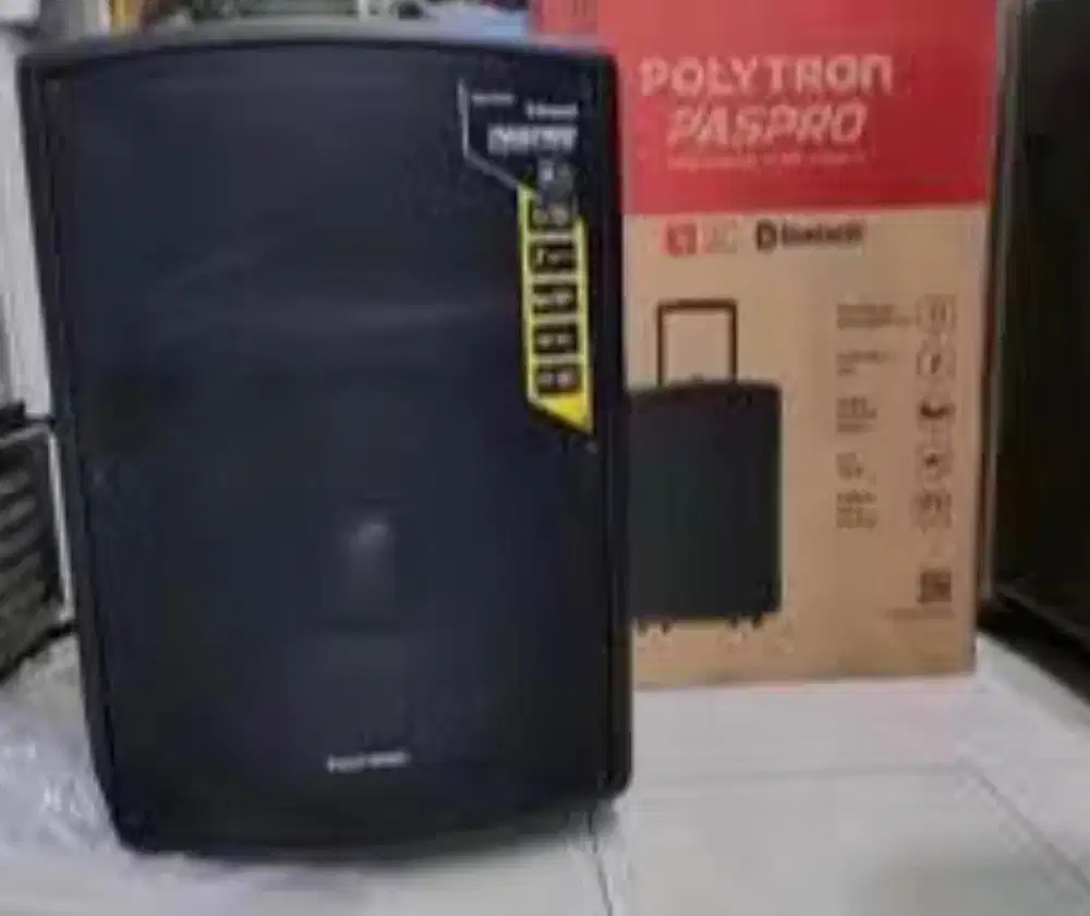 JUAL SPEAKER PORTABLE POLYTRON PAS PRO15F3 – LIKE NEW