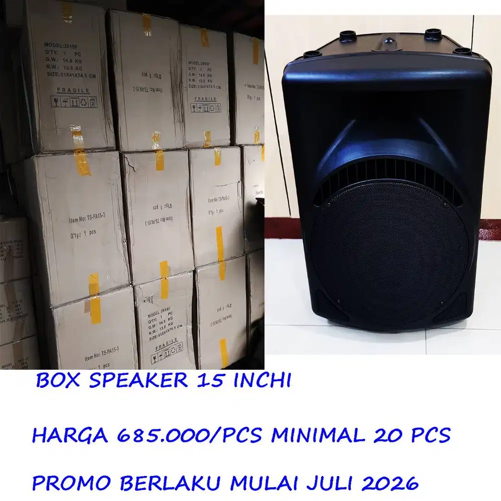 box speaker ukuran 15 inch bahn tebal