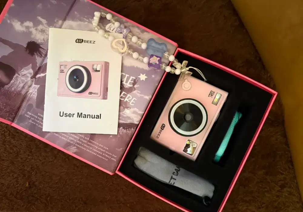 Kamera Digital Kitbeez KF-4 Fullset bonus Kartu Memori TF 64gb