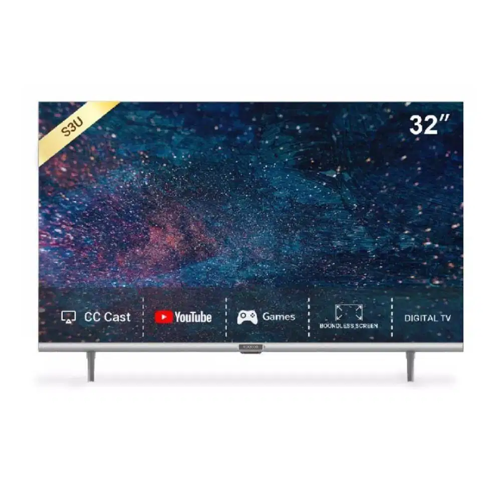 COOCAA 32S3U Smart TV 32 Inch – BARU, SEGEL, GARANSI RESMI